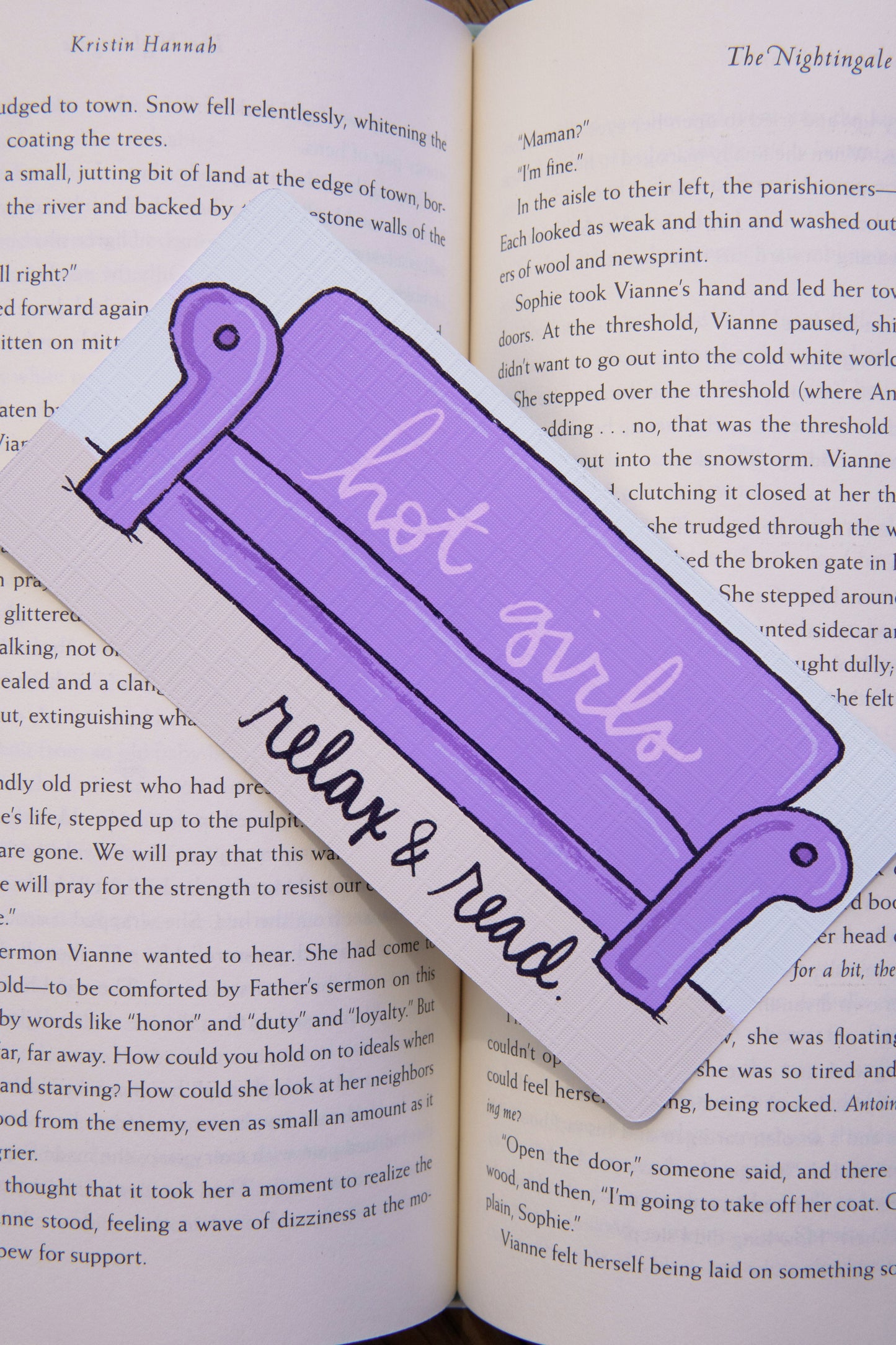 Hot Girls Relax and Read Bookmark