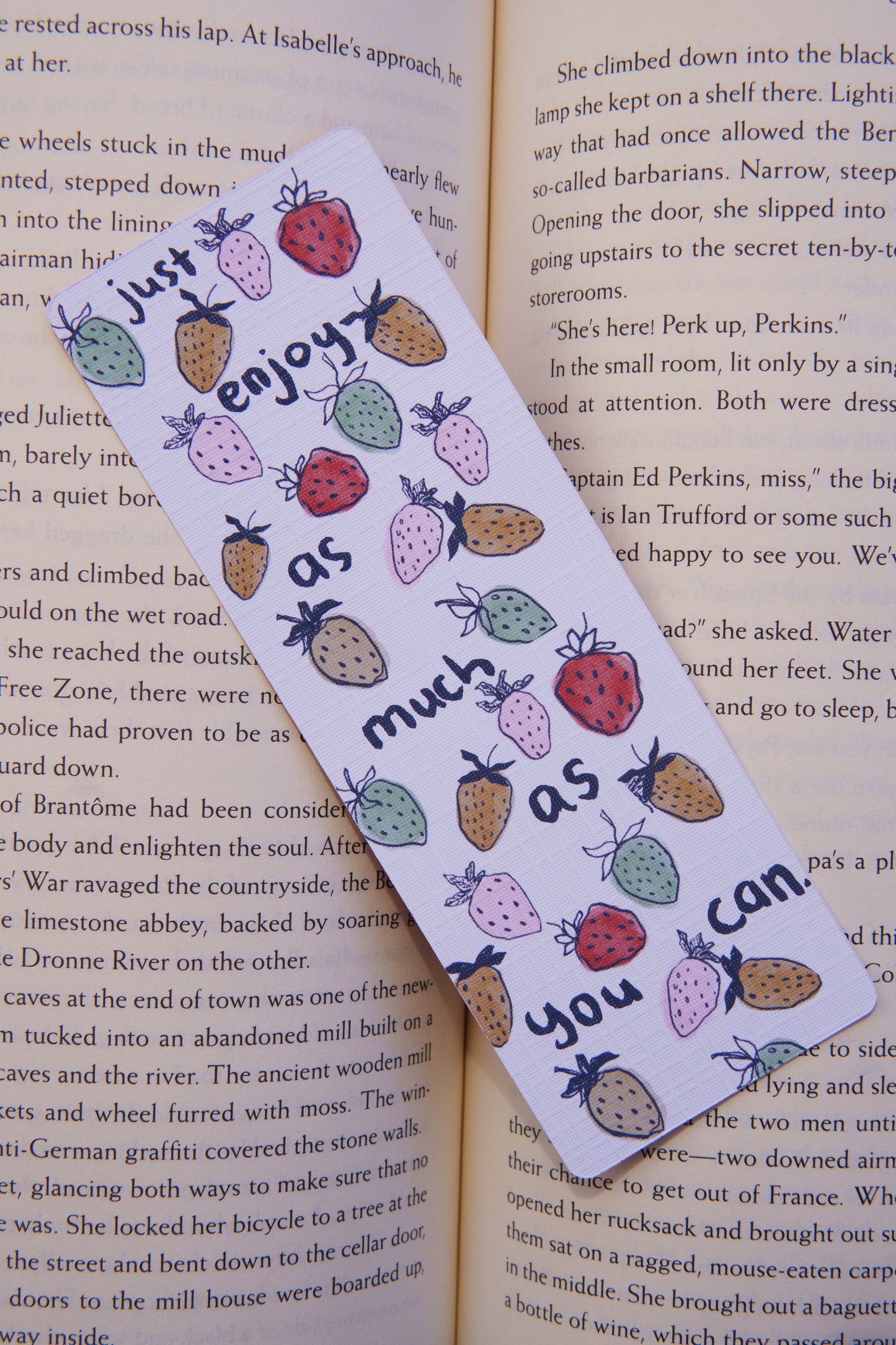 Just Enjoy Bookmark